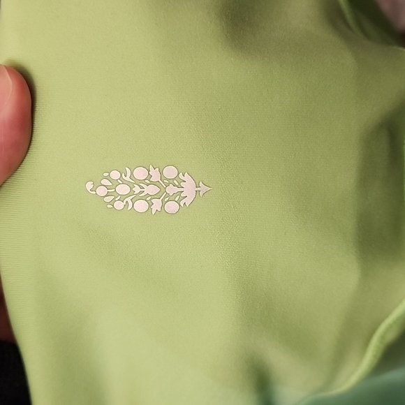 Free People Movement Neon Green High-Rise 7/8 Wrap Lose Control Leggings - Picture 11 of 12